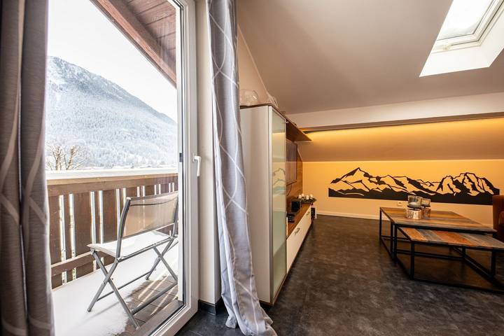 Ferienwohnung für 3 Personen, mit Balkon in den Ammergauer Alpen