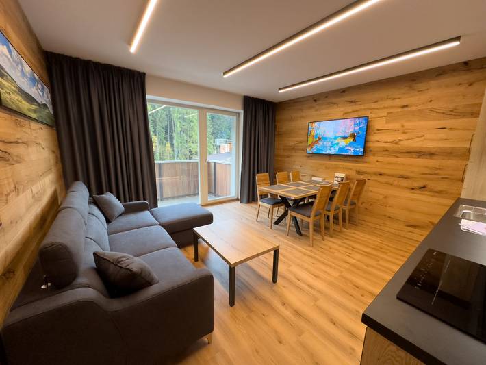 Apartament wakacyjny dla 5 osób, z balkon i widok oraz sauna w Pec pod Sněžkou