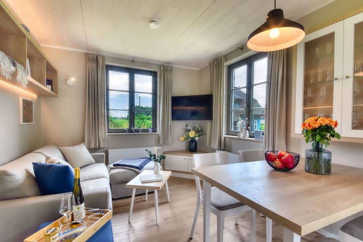 Ferienhaus für 4 Personen, mit Garten und Sauna