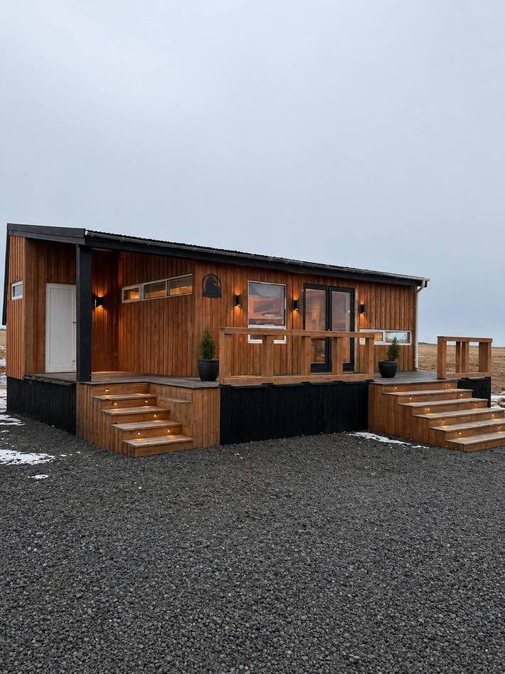 Blockhütte für 6 Personen in Island