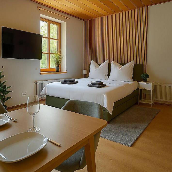 Ferienwohnung für 3 Personen, mit Garten und Ausblick in Thalkirchdorf - 2