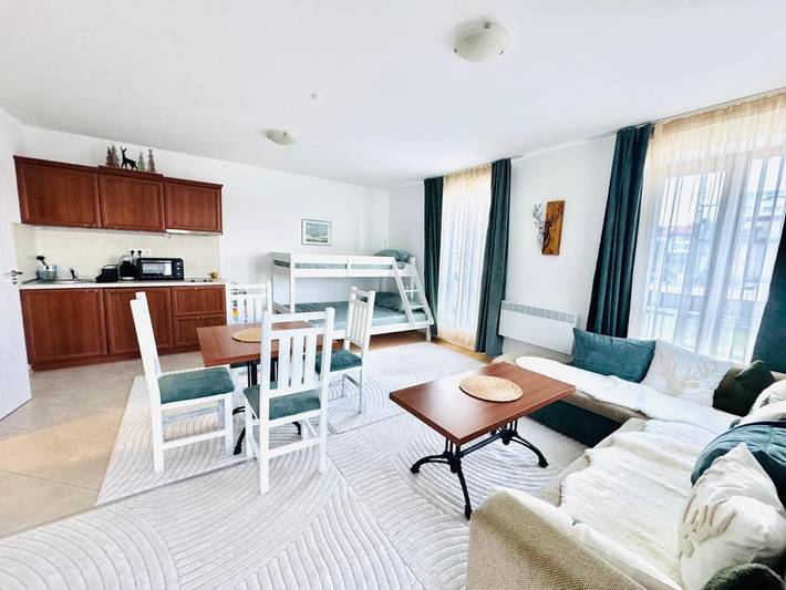 Gîte pour 5 personnes, avec vue et balcon dans Bansko