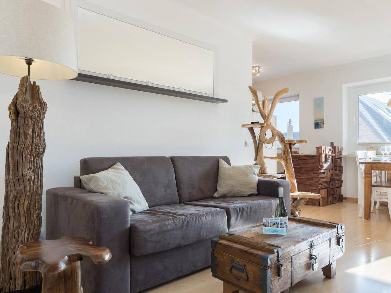 Ganze Wohnung, Moderne 2-Zimmer-Wohnung mit Südbalkon, Smart-Tv und Sauna in Westerland in Westerland, Sylt (Gemeinde)