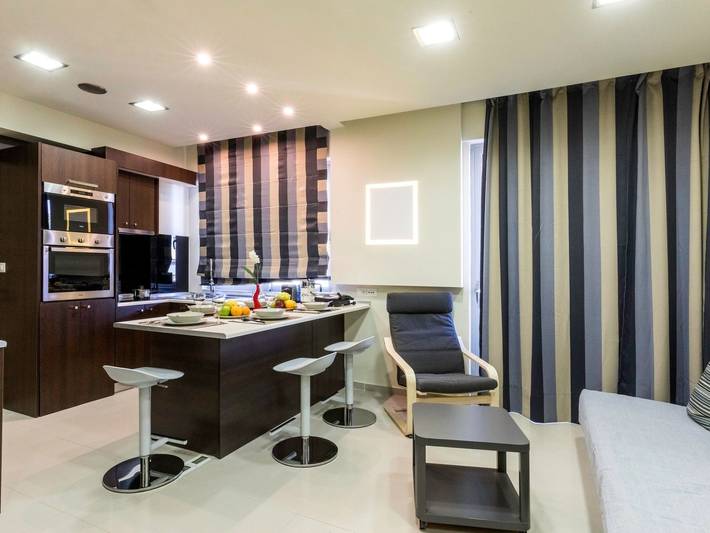 Vakantieappartement voor 2 personen, met balkon in Rhodos Stad