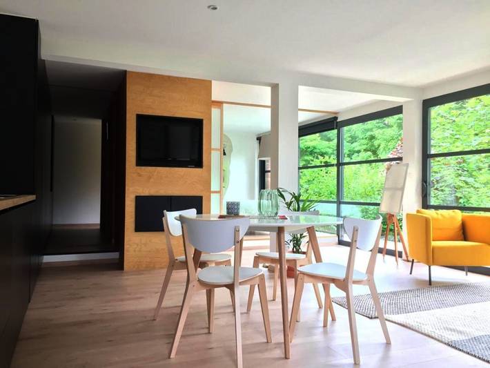 Location de vacances pour 3 personnes, avec jardin et vue à Boeschepe