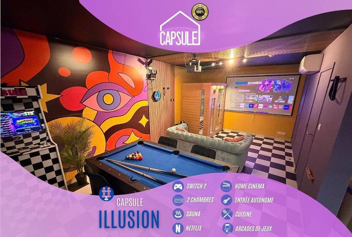 Vakantiewoning voor 5 personen, met sauna en whirlpool in Mons (Hennegau)