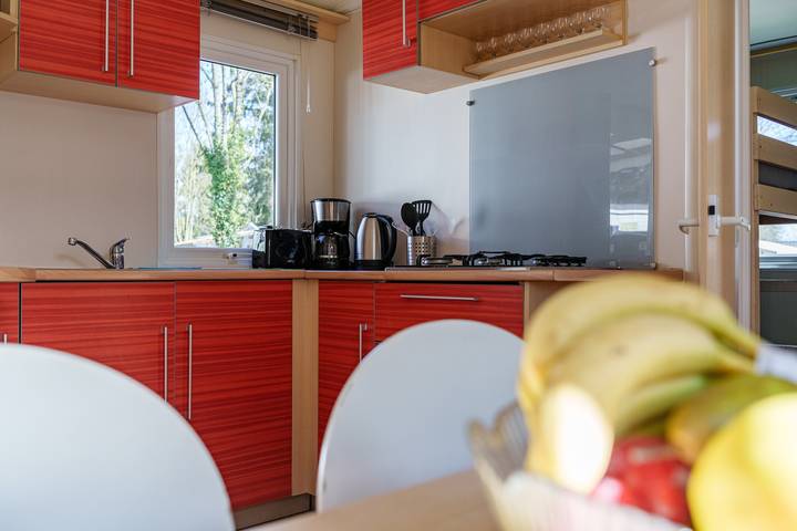 Caravane « Nina’s Mobilhome Am Europa Park » avec piscines et terrasse privée in Boofzheim, Région de Sélestat-Erstein