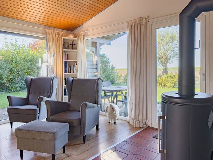 Ferienhaus mit Meerblick für 4 Personen, mit Garten und Terrasse, mit Haustier in Nordfriesland