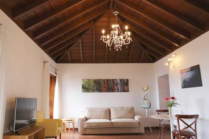 Gîte pour 4 personnes, avec balcon et vue à Santa Cruz de La Palma