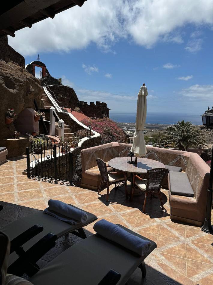 Chalet para 3 personas, con balcón y jardín en Lanzarote