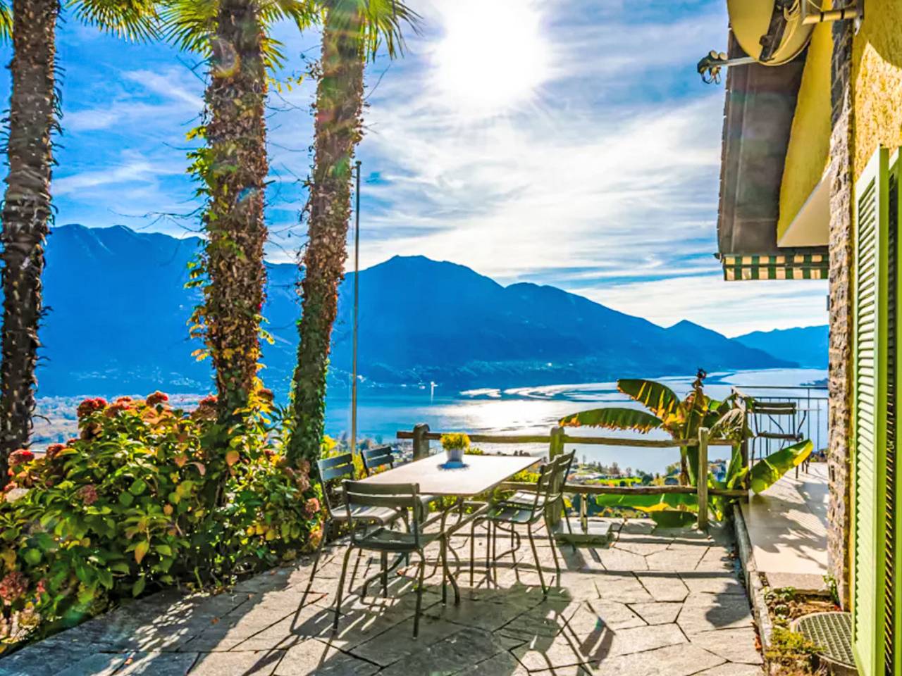 Apartamento entero, Casa Elisabetta oben in Gordola, Alpes Ticineses y del Verbano