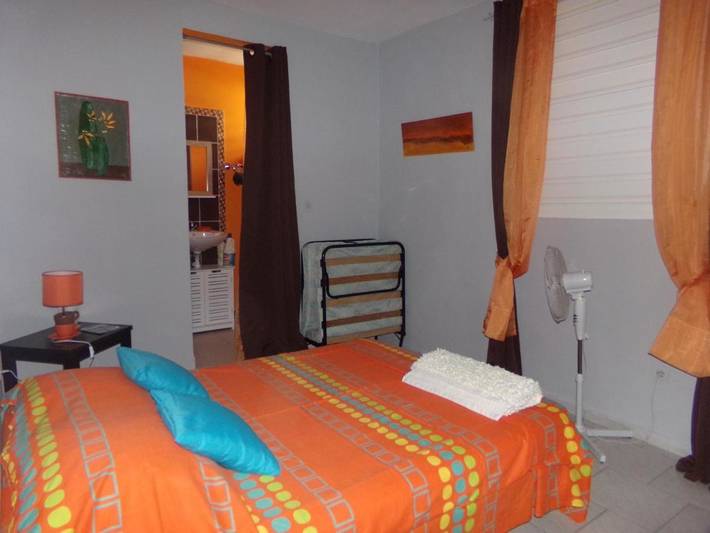 Appartement de vacances pour 3 personnes, avec jardin