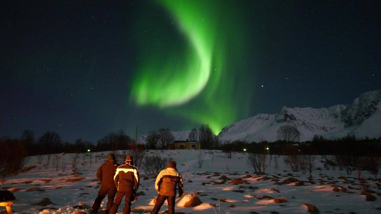 Maison de vacances pour 9 personnes avec terrasse in Lyngen