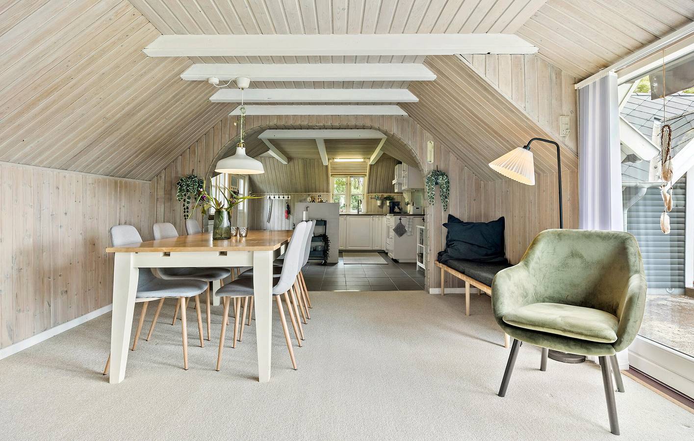 Holiday home for 4 people with terrace in Hvalpsund, Farsø