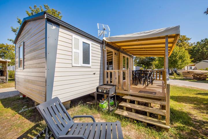 Camping für 6 Personen, mit Kinderpool und Garten, mit Haustier in der Bassin d’Arcachon