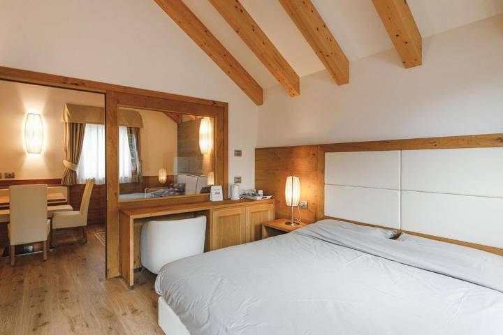 Hôtel, avec Balcon et Jacuzzi ainsi que Terrasse et Jardin à San Martino di Castrozza - 2