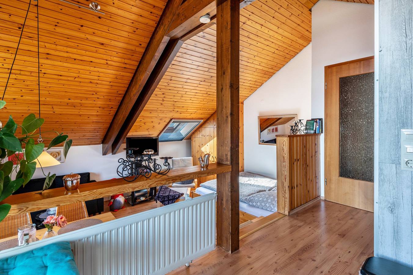 Geheel appartement, Vakantiewoning 'Studiowohnung' met bergzicht, balkon en wifi in Todtmoos, Zuidelijk Zwarte Woud