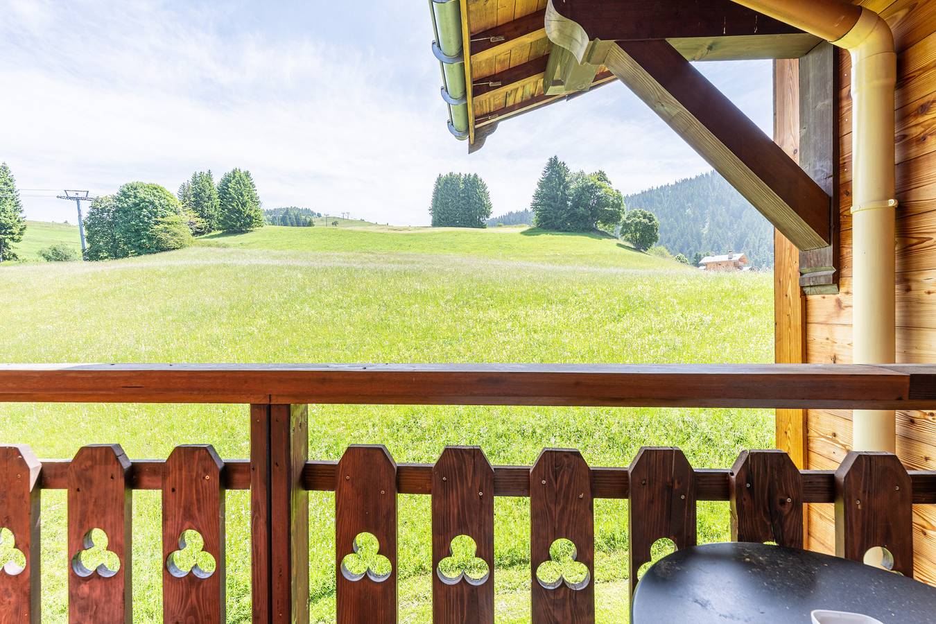 Studio entier, Studio '11 - Les Warrens' avec vue sur la montagne, jardin partagé et Wi-Fi in Cohennoz, Région d'Albertville