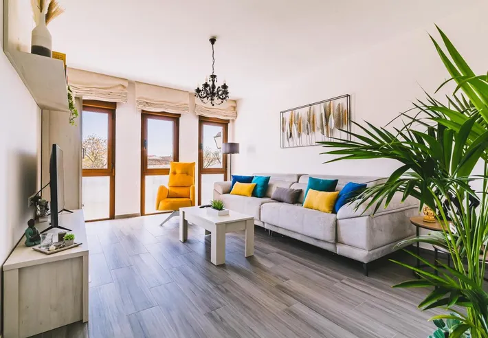 Apartamento de vacaciones para 4 personas, con vistas y terraza - 1