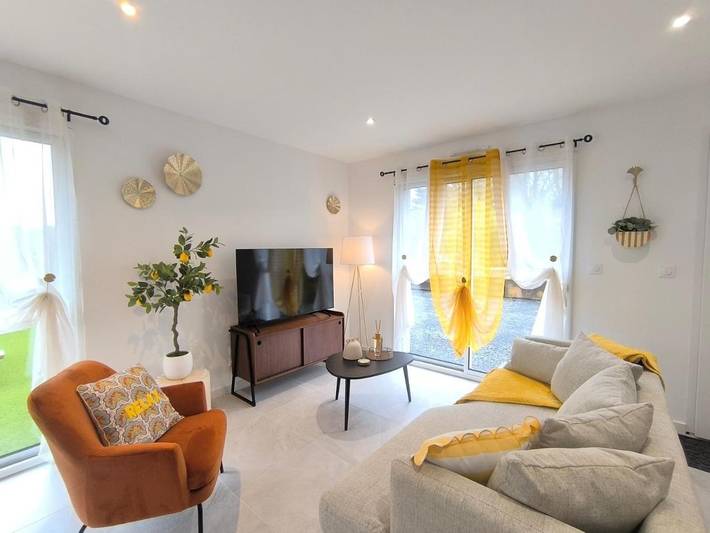 Location de vacances pour 4 personnes, avec jardin à Biville-sur-Mer