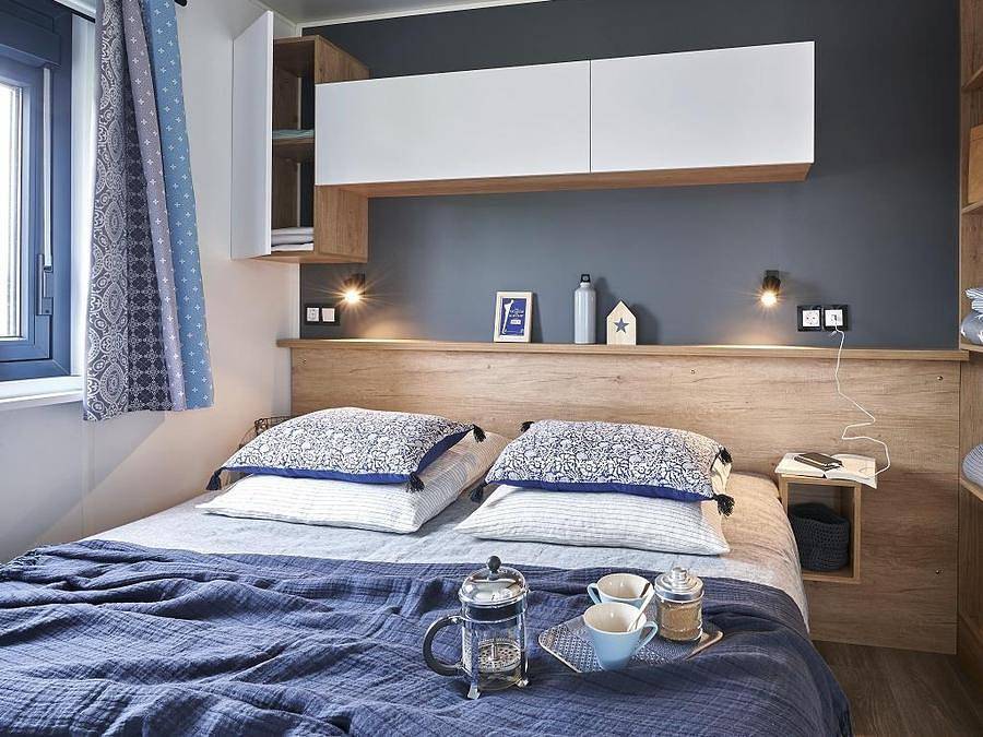 Camping Brantôme Peyrelevade - Mobilheim 4 personen - Premium (2019)-2 Schlafzimmer-großes Wohnzimmer Tv, Esszimmer,Küche-große Terrasse-free Wifi in Brantôme en Périgord, Périgord Vert