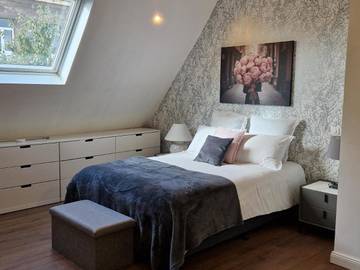 Maison d’hôte pour 2 personnes, avec jardin ainsi que vue et balcon à Thionville