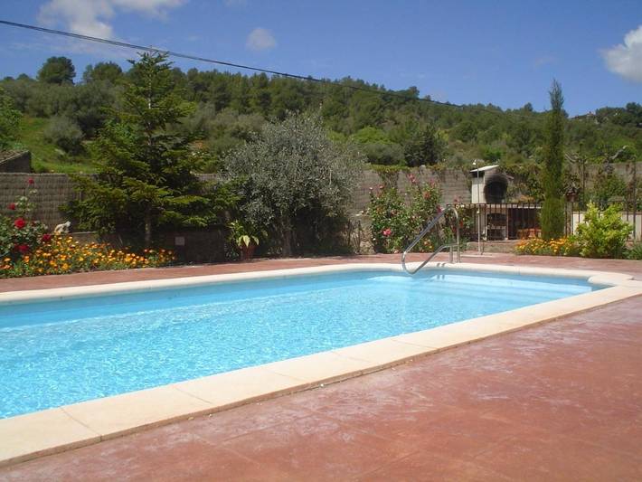 Casa rural para 4 personas, con piscina además de jardín y terraza en Alt Penedès - 4