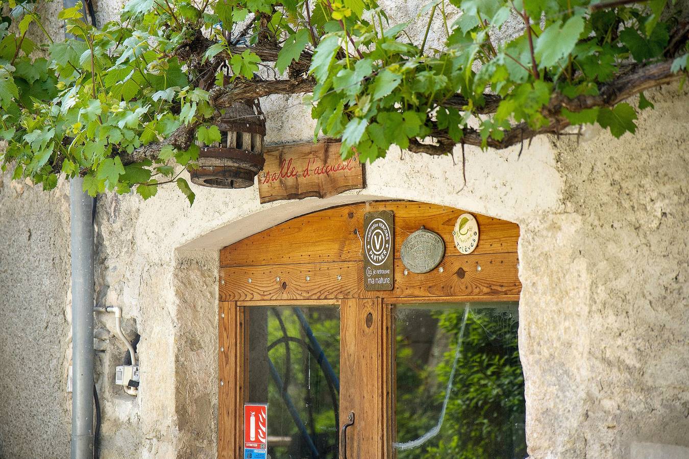 Gîte à la ferme avec vue sur les montagnes, animaux et dégustation de vin bio in Prébois, Isère