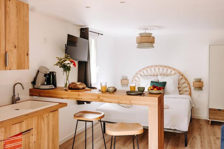 Location de vacances pour 4 personnes, avec jardin et piscine ainsi que vue et bassin pour enfant à Coux-et-Bigaroque - 4
