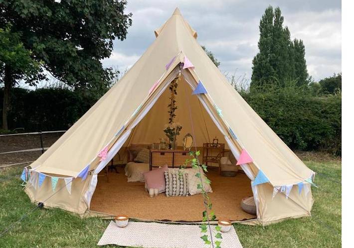 Glamping for 3 people in Nottinghamshire