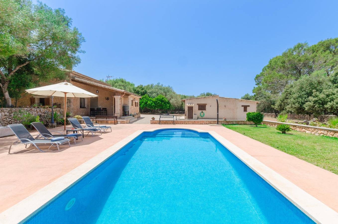 Son Garbi - Tradicional villa con piscina privada en el interior de Mallorca. Wifi Gratis in Algaida, Interior de Mallorca