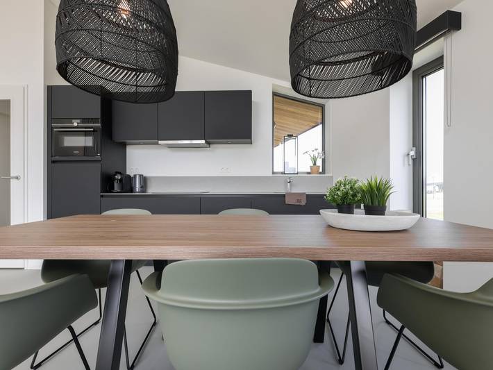 Ferienhaus mit Terrasse und weitem Blick in Wissenkerke, Zeeuwse Kust
