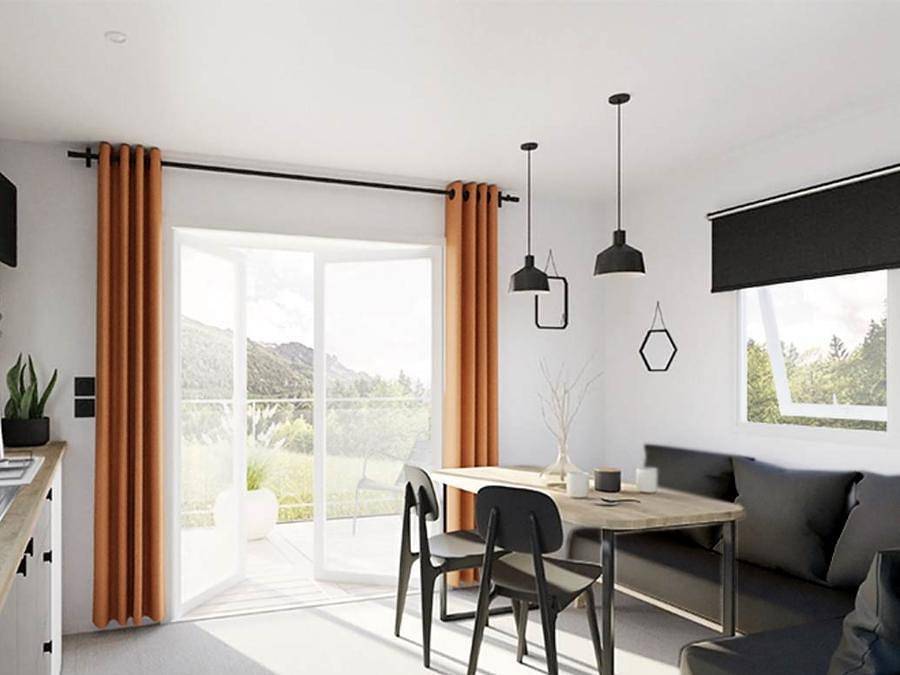 Camping Paradis Aubeterre sur Dronne - Mobilheim 4 personen - Irm Loggia 2ch in Charente