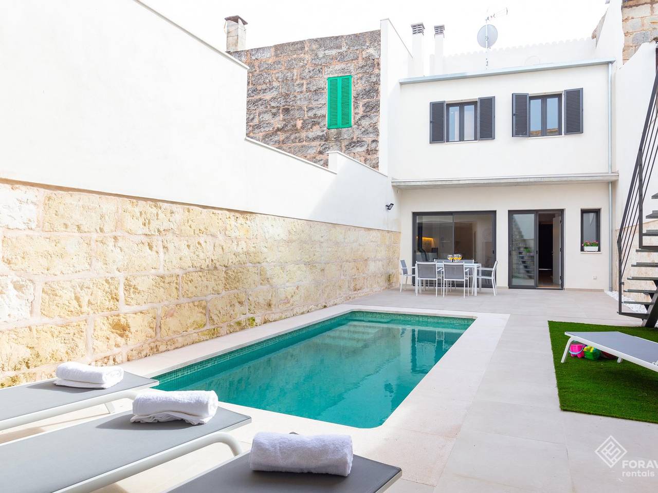 Ca Na Foc - Preciosa casa de pueblo con terraza y piscina privada in Sa Pobla, Mallorca Norte