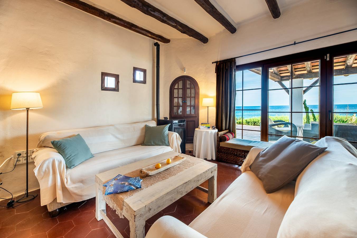 Villa 'Senrramada' mit Meerblick, Privatem Pool und Wlan in Formentera, Formenteras Küste