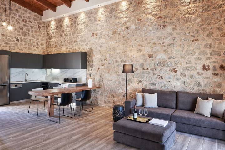 Ferienhaus für 7 Personen, mit Meerblick und Balkon sowie Garten und Pool in Koskinou - 4