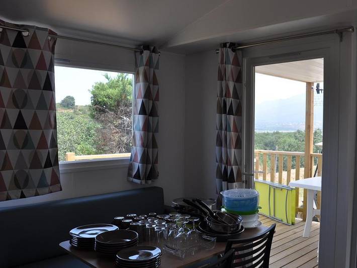 Camping Mas Llinas  - Mobilheim 4 personen - Trigano Evo 29 Ti in Le Boulou, Mittelmeerküste (Frankreich)