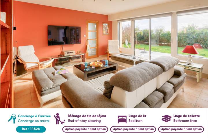 Location de vacances pour 8 personnes, avec jardin à Plonéour-Lanvern - 2