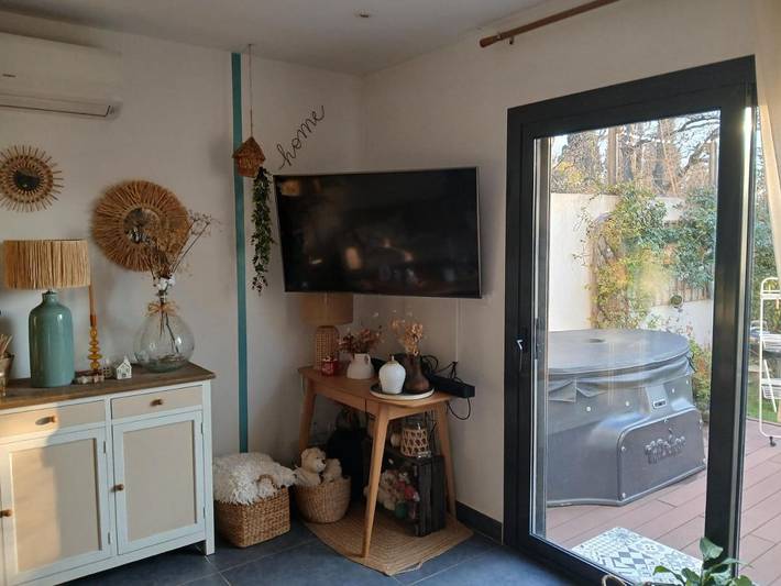 Maison de vacances pour 2 personnes, avec terrasse et jacuzzi