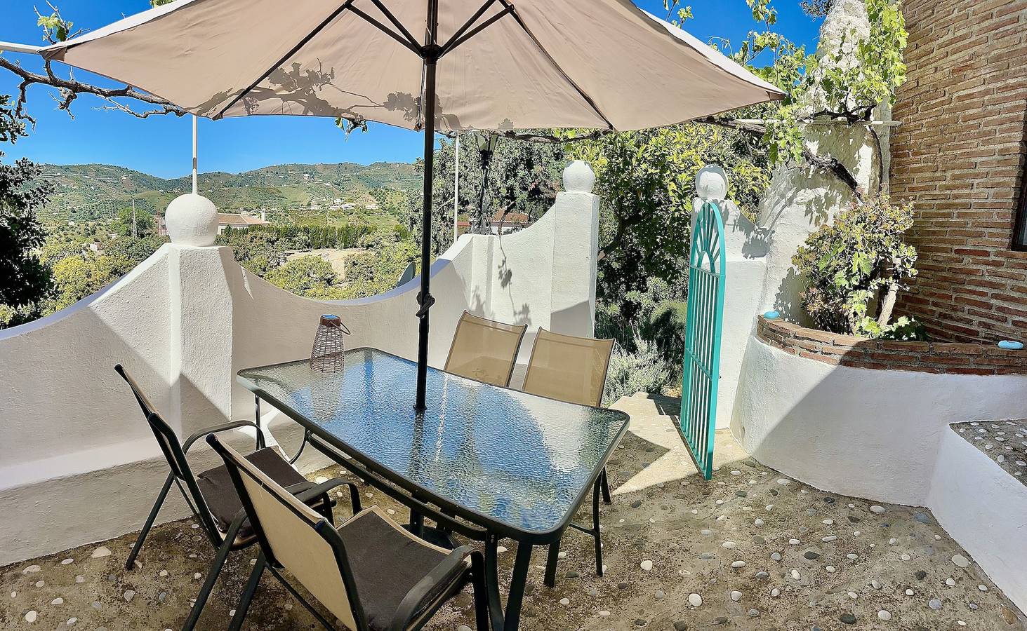 Appartement „La Casa Turquesa One“ mit Meerblick, Wlan und Klimaanlage in Frigiliana, Costa del Sol