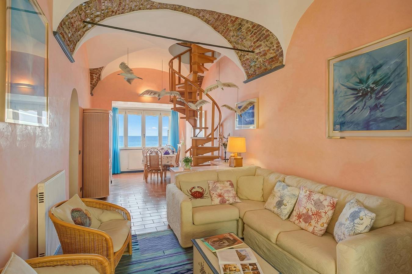 Apartamento entero, Il Bijou Di Rossella - Beach Front Duplex with Balcony in Alassio, Riviera di Ponente