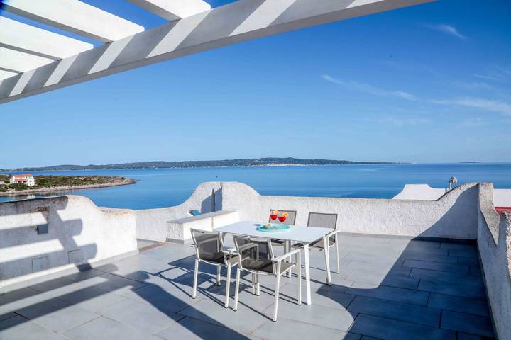 Luxury Beachfront Villa Kaleidos in Spiaggia Sotto Torre, Calasetta