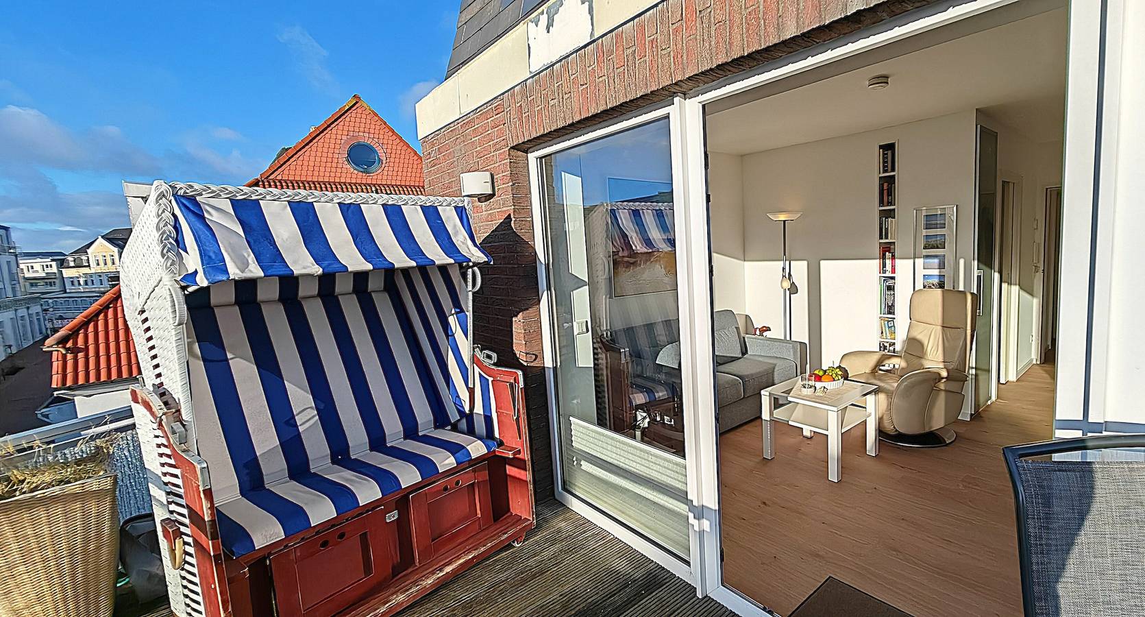 Ganze Wohnung, Ferienwohnung 'Sommertraum Im 3 Jahreszeiten' mit Balkon und Wi-Fi in Norderney