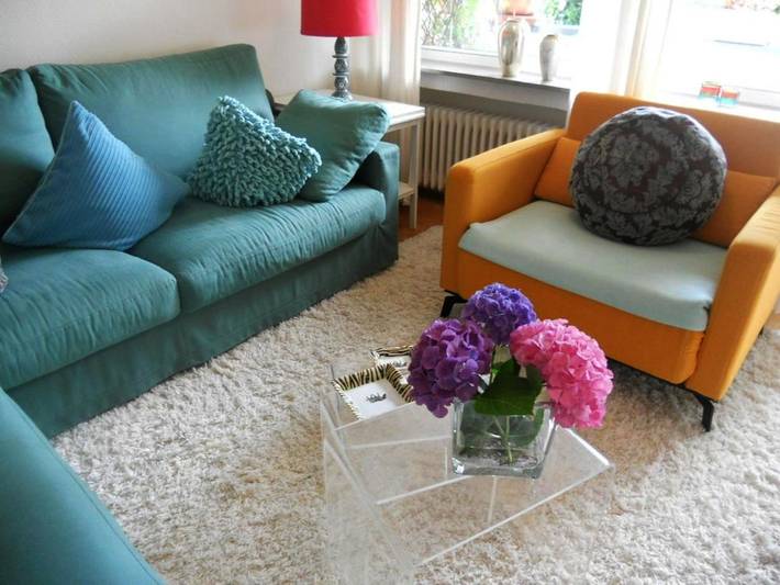 Ferienwohnung für 6 Personen, mit Balkon und Terrasse sowie Ausblick in Bad Godesberg