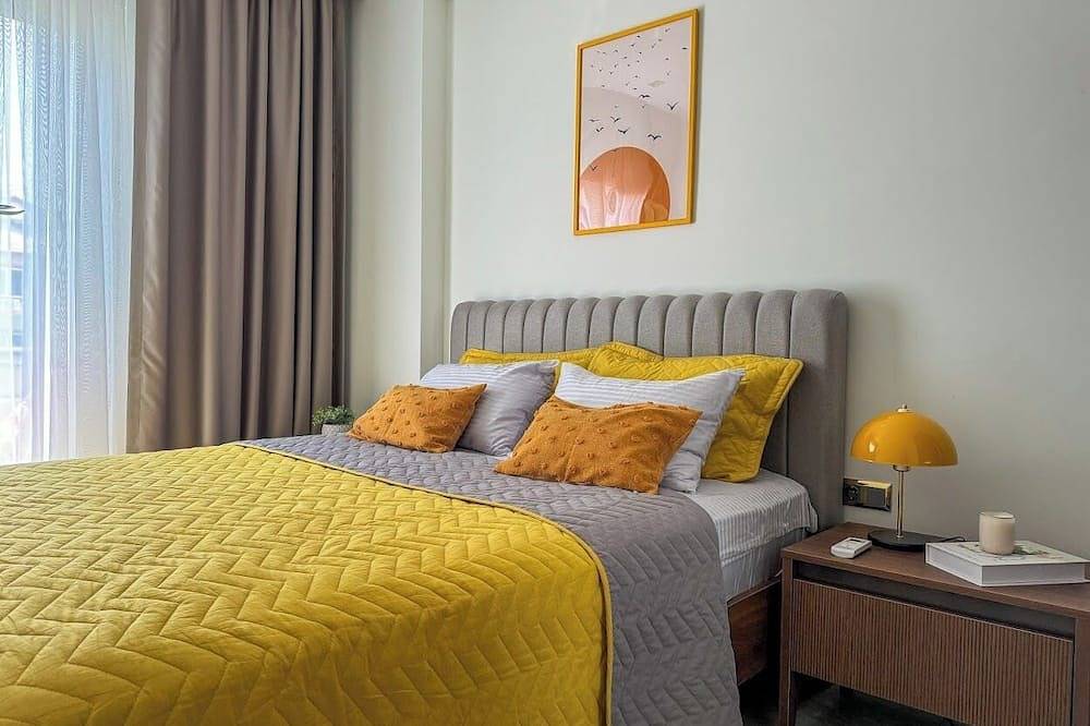 Hel lejlighed, Apartment 1+1 Qoople Legend B28 100 m from the sea in Alanya, Antalya (provins)