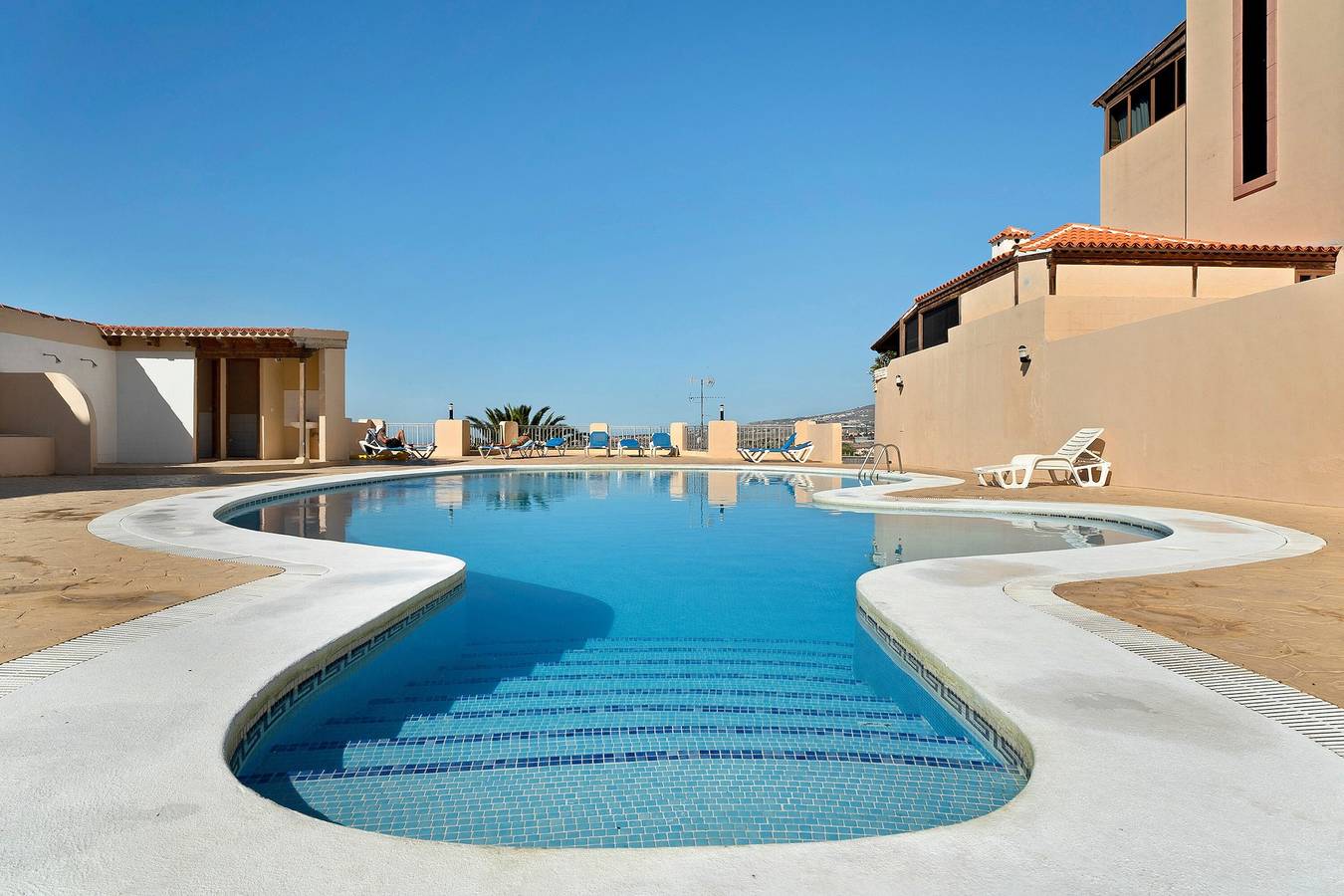 Ferienhaus 'Vitamina Village' mit Meerblick, Gemeinschaftspool, Garten & Wlan in Adeje, Teneriffa Süd