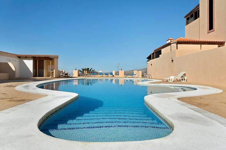 Ferienhaus 'Vitamina Village' mit Meerblick, Gemeinschaftspool, Garten & WLAN in Adeje, Teneriffa Süd