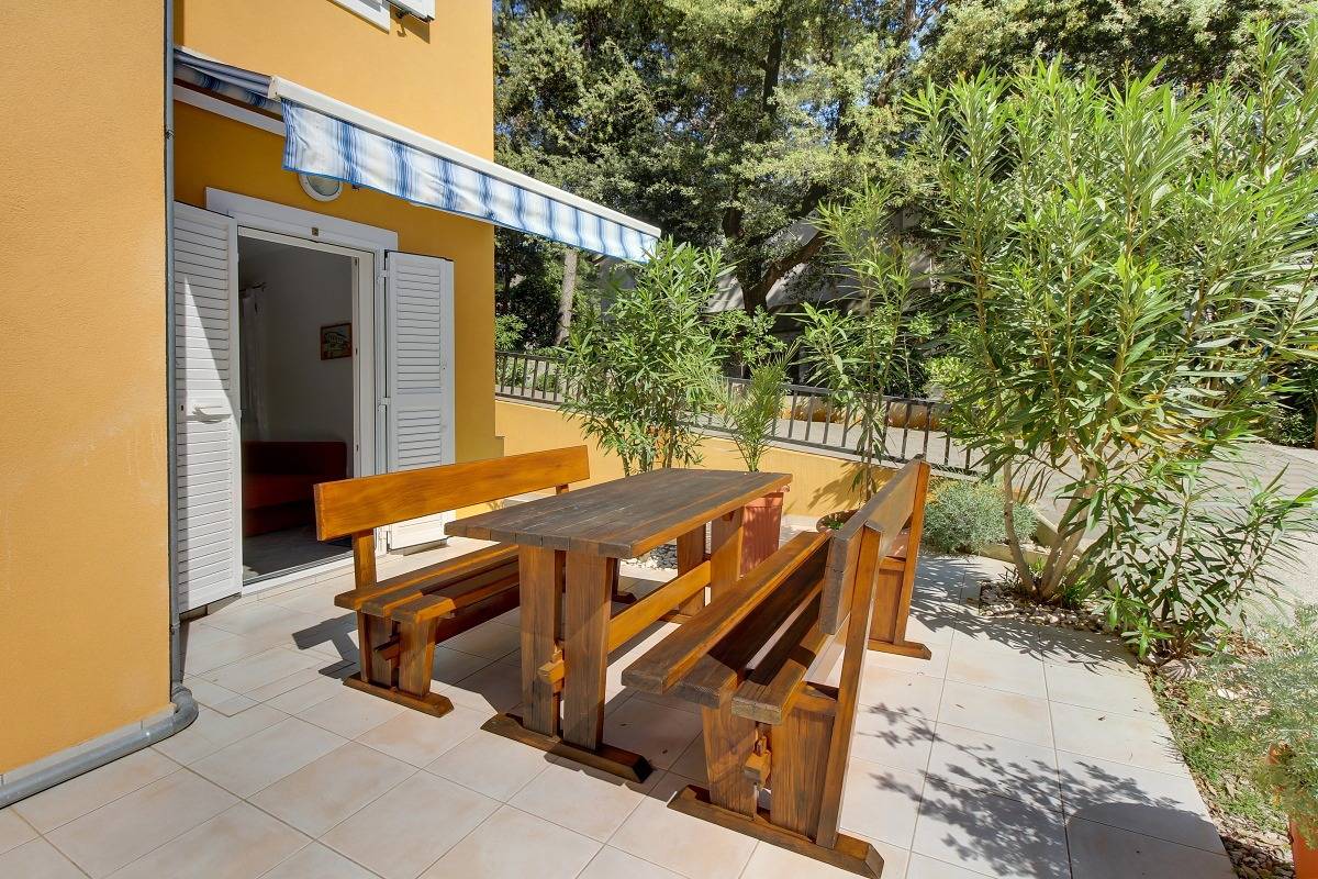 Ganze Wohnung, 1-Zimmer-Ferienwohnung mit Terrasse Artatore, Losinj A-8022-b in Aratore, Kvarner Inseln