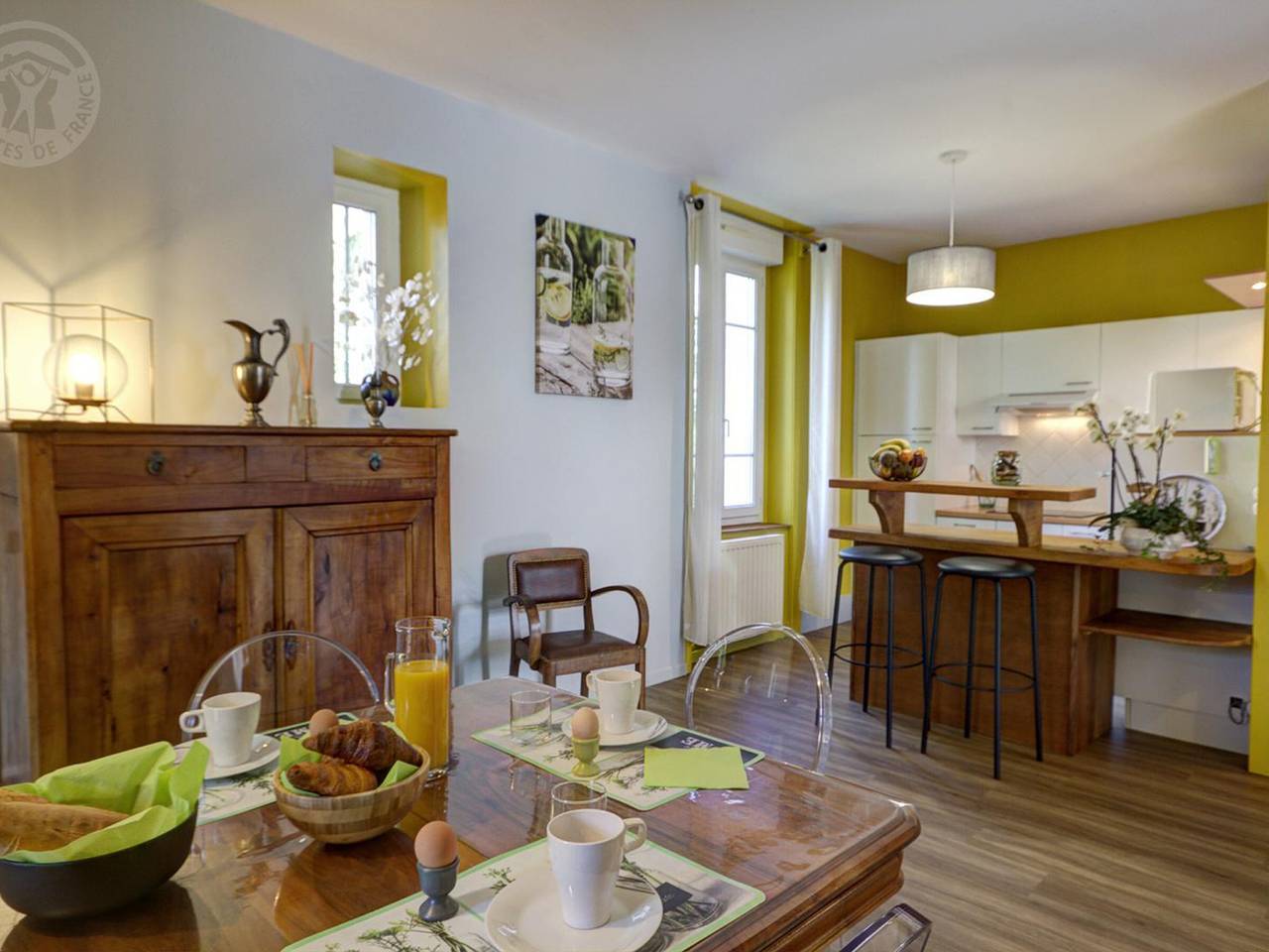 Appartement entier, Appartement charmant avec jardin - 2 pers. in Andrézieux-Bouthéon, Montbrison