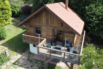 Chalet pour 8 personnes, avec balcon et sauna à Ventron